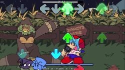 2girls :d :o ^_^ animated black_screen_roulette blonde_hair blush blush boob_window boyfriend_(friday_night_funkin) breasts chubby chubby_female crushing female female_focus flashing_breasts friday_night_funkin gameplay green_hair pumpkin pumpkin_head pumpkin_jack_(zardys_maze) rule_63 scarecrow sound tagme thick_ass thick_thighs video voluptuous voluptuous_female yellow_eyes zardy zardys_maze