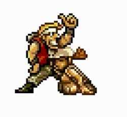 1boy 1boy1girl 1girls 2d accurate_art_style animated animated_gif bandana blank_background blonde_hair blonde_hair_female blonde_male blowjob breasts_out brown_hair brown_hair_female closed_eyes fellatio fio_germi gif handjob handjob_while_sucking hat kneeling loop looping_animation marco_rossi metal_slug penis penis_in_mouth pixel_animation pixel_art ponytail straight stroking_penis sucking sucking_penis thumbs_up turtle_sausage white_background