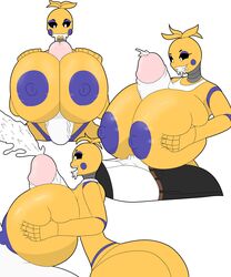 breasts bunny_ears bunny_humanoid cum_on_breasts five_nights_at_freddy's five_nights_at_freddy's_2 fnaf huge_ass huge_breasts huge_cock hyper hyper_breasts larger_female paizuri purple_nipples stemingbunbun thic_bunny titjob toy_chica_(fnaf) white_skin