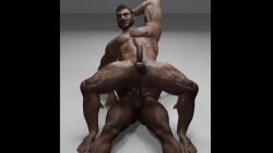 3d 3d_animation anal anal_sex animated bara beard gay kano_(mortal_kombat) lord_ace male mortal_kombat mortal_kombat_11 muscular muscular_male netherrealm_studios no_sound penis realistic riding riding_penis tagme thrusting_into_ass video yaoi