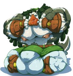 anthro anthrofied balls belt big_balls big_bulge big_muscles big_penis bobert bottomwear bulge clothed clothing eating fingerless_gloves food footwear genitals gloves hair handwear hi_res huge_balls huge_bulge huge_cock huge_muscles hyper hyper_balls hyper_bulge hyper_genitalia hyper_muscles hyper_penis link male male_only meat muscular nintendo nipples pants penis shoes simple_background sitting the_legend_of_zelda topless twilight_princess video_games white_background wolf_link