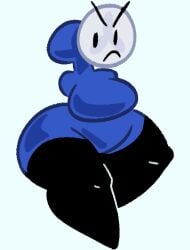 angry angy annoyed annoyed_expression battle_for_dream_island bfb bfdi bfdia big_breasts big_thighs black_boots boot boots breasts fanny_(bfdi) flowsynchronomy hyper_thighs jacknjellify not_furry object_show object_shows the_power_of_two thigh_high_boots thighs tpot