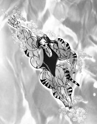 abs e19700 female hair muscular muscular_arms muscular_female muscular_legs muscular_thighs tail