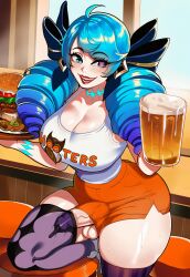 gwen (league of legends) from hooters