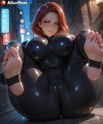 1girls 2025 ai_generated aliusnext anime big_ass big_breasts black_widow_(marvel) blue_eyes bodysuit breasts feet feet_focus feet_up female foot_fetish foot_focus footwear hi high highres huge_ass huge_breasts light-skinned_female light_skin lingerie marvel marvel_cinematic_universe marvel_comics marvel_rivals massive_ass massive_breasts mature mature_female natasha_romanoff patreon red_hair res resolution scarlett_johansson soles style sweat sweatdrop sweating sweaty sweaty_body sweaty_breasts thick thick_ass thick_hips thick_legs thick_lips thick_thighs toes uncensored username voluptuous voluptuous_body voluptuous_female watermark