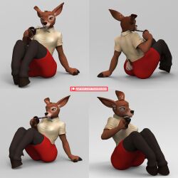 anthro bambookat deer furry