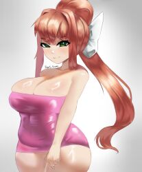 monika (doki doki literature club) from doki doki literature club by sour yams