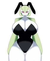 1girls big_breasts breasts bunny_ears bunny_girl bunnysuit delete_alliance fan_art female female_focus female_only game_freak gardevoir generation_3_pokemon gigantic_breasts humanoid humanoid_female large_breasts looking_at_viewer massive_breasts nintendo pokémon_(species) pokemon pokemon_(species) voluptuous voluptuous_female