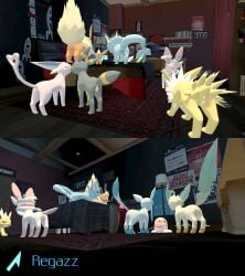 3d_(artwork) absurd_res animal_genitalia animal_vulva digital_media_(artwork) eevee eeveelution espeon female female/female feral flareon generation_1_pokemon generation_2_pokemon generation_4_pokemon generation_6_pokemon genitals glaceon group hi_res jolteon kissing leafeon nintendo pokemon pokemon_(species) regazz_(artist) source_filmmaker_(artwork) sylveon tablet umbreon vaporeon