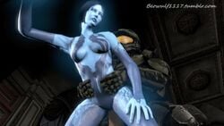 1girls 3d animated armor artificial_intelligence beowulf1117 blue_eyes blue_hair bob_cut bouncing_breasts breasts cortana erection female from_behind hair halo_(series) holding hologram interspecies male master_chief microsoft no_sound nude penetration penis sex short_hair spartan_(halo) spread_legs straight vaginal_penetration video