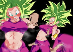 1girls abs ahe_gao breasts cameltoe clothed_female clothing crying dragon_ball dragon_ball_super earrings erect_nipples female fingering fusion green_hair huge_breasts kefla legendary_super_saiyan leggings light-skinned_female light_skin midriff muscular_female nipple_bulge nipple_tweak nipples_visible_through_clothing open_mouth pink_clothes pink_clothing pokies potara_earrings pussy rom saiyan short_hair shounen_jump spiky_hair super_saiyan super_saiyan_2 tight_clothing touching wet