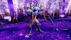 3d 3d_(artwork) 7th_legionnaire's_claymore big_breasts big_penis blizzard_entertainment blood_elf blood_elf_female crystalsong_forest dread_gladiator's_plate freezingsilence human human_male northrend paladin sex source_request void_elf void_elf_female void_elf_woman warcraft world_of_warcraft