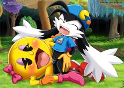 cum_in_pussy furry klonoa klonoa_(series) lipstick ms._pac-man namco orgasm pac-man_(series) palcomix waddling_head