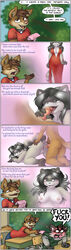 anthro breasts canine clothing couple female fox from_behind holidays kissing male mammal milf milf_series mother mother's_day nanimoose oral parent poem pussy raccoon sex straight