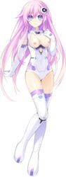 1girls breasts female female_only nepgear neptunia_(series) nipples purple_sister tagme third-party_edit