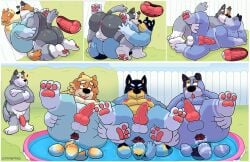bandit heeler from bluey (series) by tombutad