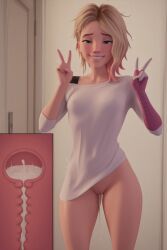 ai_generated cum_in_pussy gwen_stacy marvel marvel_comics pregnancy shy smile spider-gwen spider-man:_across_the_spider-verse spider-man:_into_the_spider-verse x-ray