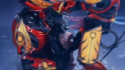 2_penises alien animal_genitalia animal_penis bodily_fluids breasts clothed clothed_sex clothing cum cum_on_face cumshot ejaculation exposed_breasts faceless_character faceless_female faceless_human female female_human female_penetrated full_armor genital_fluids genitals group halo_(series) hands_together head_grab hemipenes hi_res holding_object holding_whip human human_penetrated interspecies kneeling kneeling_bodyguard_position kneeling_sex light_body light_skin male male/female male_penetrating male_penetrating_female male_penetrating_human mammal microsoft mmf_threesome multi_genitalia multi_penis navel nipples partially_clothed penetration penis pink_penis praying sangheili sex silent_sfm spartan_(halo) stomach_bulge thigh_sex trio whip xbox_game_studios xenophilia
