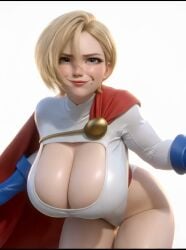 ai_assisted ai_generated animated eating hamburger ishihara_art kara_danvers kara_zor-el power_girl tagme taiyang_yu video
