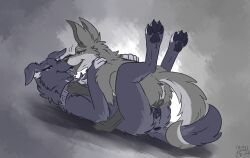 anatomically_correct animal_genitalia bedroom_eyes betina_(betina-anjing) bodily_fluids canine_genitalia collar duo entwined_tails eye_contact female female/female feral generation_3_pokemon genital_fluids genitals hi_res kissing kissing_with_both_sets_of_lips looking_at_another mightyena muskydusky narrowed_eyes nintendo pawpads paws pokemon pokemon_(species) raised_paw romanian_raven_shepherd saliva seductive sex simple_background stea_(muskydusky) tail tail_coil tribadism vaginal_fluids vaginal_penetration