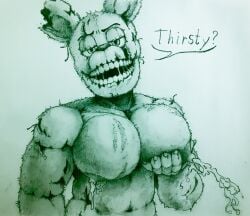 springtrap from five nights at freddy's by randoming1922