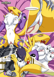 bbmbbf beelzemon big_breasts big_penis comic digihentai digimon digimon_(species) digimon_tamers female female_fox fox imp impmon missionary missionary_position palcomix renamon renamon's_first_time seven_great_demon_lords sex vixen