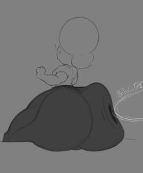 big_ass big_butt emoji emoji_boi eseemoticono oc oliver_(eseemoticono) slapping_ass tagme text