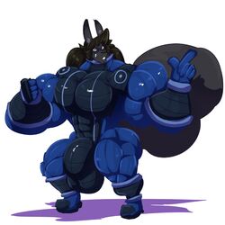 1:1 anthro balls big_balls big_bulge big_muscles big_penis bobert bulge clothing domino_mask full-body_suit genitals hair hi_res huge_balls huge_bulge huge_cock huge_muscles hyper hyper_balls hyper_bulge hyper_genitalia hyper_penis looking_at_viewer male male_only mammal mask muscular penis rodent sciurid simple_background smile suit vincent_(bobert) white_background