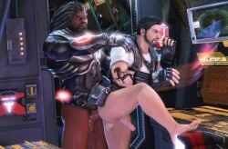 anal anal_sex animated armor armored_gloves armored_male black_hair bottomless cigarette dark-skinned_male dark_skin foot_up gabriel_tosh gay gay_sex interracial interracial_sex jim_raynor male male/male male_only male_penetrated male_penetrating_male massage massaging massaging_shoulders no_sound pantless pantsless partially_clothed relaxing_sex rubbing rubbing_shoulder sci-fi smoking smoking_cigarette standing standing_on_one_leg standing_sex starcraft starcraft_2 tagme tagme_(artist) video