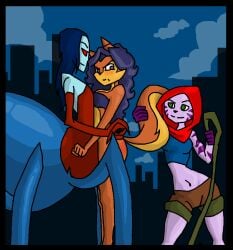 2011 angry anthro arachnid arthropod ass butt_slap canid canine captain_neyla carmelita_fox clothed clothing embarrassed felid female fox group holding_down mammal pantsless pinned police police_captain police_officer police_uniform red_eyes reddened_butt rotten-jelly-babie slap sly_cooper_(series) sony_corporation sony_interactive_entertainment spank_marks spanked_butt spanking spider sucker_punch_productions touching_bodies trio true_fox uniform whip whipping