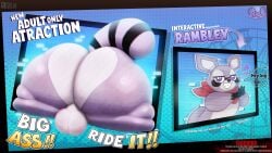 rambley raccoon from indigo park by perros god