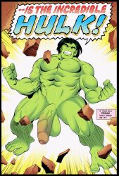 balls flaccid green_skin hulk male_only marvel marvel_comics nude penis yuunsfw