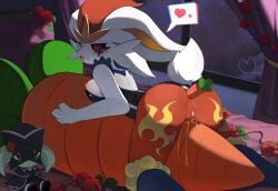 after_sex after_vaginal ahe_gao anal anal_sex anthro anus ass bed bedroom black_sclera bodily_fluids carrot cinderace clothing clothing_aside cum cum_drip cum_from_vagina cum_in_vagina cum_inside curtains detailed_background dildo dildo_in_ass dildo_insertion dripping eye_markings female female_penetrated flong flower food furniture generation_8_pokemon generation_9_pokemon genital_fluids genitals heart_print heart_reaction heterochromia hi_res high_contrast improvised_sex_toy inner_labia inviting_to_sex leaking_vagina leotard leotard_aside looking_pleasured lying markings meowscarada nintendo nipple_slip object_in_ass on_bed on_front open_mouth penetration plant plushie pokemon pokemon_(species) presenting presenting_anus presenting_hindquarters presenting_vulva rabbit_ears red_eyes rose_(flower) scut_tail sex_toy sex_toy_in_ass sex_toy_insertion short_tail solo spread_vulva spreading tail tears tears_of_pleasure vaginal vaginal_penetration vaginal_sex vegetable vulva window