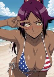 shihouin yoruichi from bleach