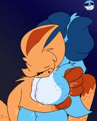 anthro ass ass_focus bite bite_mark bite_mark_on_ass bite_marks catfeine_(eggritos) chaoticdream critters_(poppy_playtime) dogpressed_(eggritos) female female_only frowning_critters furry_female furry_only no_humans poppy_playtime poppy_playtime_(chapter_3) simple_background smiling_critters tagme