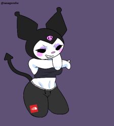 kuromi from onegai my melody by savagensfw