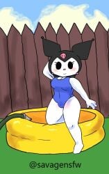 kuromi from onegai my melody by savagensfw
