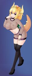 bowsette from mario (series) by santystuff