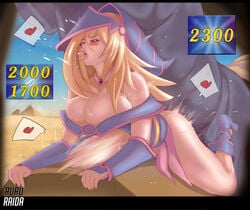 1animal 1boy 1girls big_breasts blonde_hair blush dark_magician_girl dominant_feral duel_monster endured_face equine female female_on_feral feral feral_on_female feral_on_human heart horse human_on_feral impossible_fit pyramid ruru-raida sex stomach_bulge yu-gi-oh! yu-gi-oh!_duel_monsters zoophilia