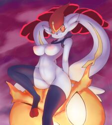 1girls 2020 3_toes abs absurd_res anthro areolae ass aura ayzcube big_ass big_breasts big_eyes blue_fur breasts cinderace duo dynamax eye_contact feet female fire fur furry genitals giant giantess gigantamax_cinderace gigantamax_pokémon glowing hi_res hyper hyper_ears lagomorph large_ass large_breasts leg_up long_ears looking_at_viewer macro mammal nintendo nipples nude orange_eyes orange_fur paws pokémon_(species) pokemon pokemon_ss pose purple_background pussy sitting smile thick_thighs video_games white_body white_fur wide_hips