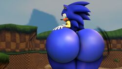 ass ass_expansion ass_growth big_ass big_butt blue_fur butt buttrump_(artist) eulipotyphlan growth hand_on_ass hedgehog hyper hyper_ass hyper_butt looking_back male male_only sfm shocked solo sonic_(series) sonic_the_hedgehog thick_thighs wide_hips