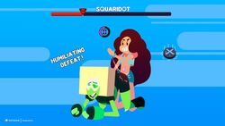 1futa 1girls female fusion futanari gem gem_(species) gem_fusion intersex peridot_(gem) peridot_(steven_universe) spanking squaridot_(steven_universe) steven_universe steven_universe:_save_the_light stevonnie