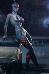 1girls 3d areolae asari big_breasts blender breasts female female_only gina_cale_(shizzyzzzzzz) large_breasts looking_at_viewer mass_effect nipples oc original_character shizzyzzzzzz solo