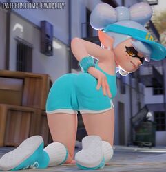 3d 3d_(artwork) ass bent_knees bent_over blender cleavage dat_ass female female_focus from_behind hair_ornament high_resolution huge_ass kneeling leaning_forward lewdality marie_(splatoon) marie_(wo262) nintendo outdoors pantsu posterior pov short_hair shorts splatoon teasing thick_thighs thighs underwear very_high_resolution wide_hips