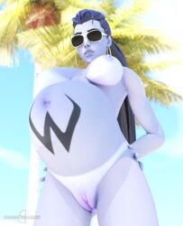 cote d'azur widowmaker from overwatch by doom-the-snake