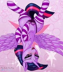 2020 absurd_res alicorn clothing crotchboobs equid female feral friendship_is_magic genitals hi_res horn looking_at_viewer mammal my_little_pony panties pussy solo to_fat_to_fly twilight_sparkle_(mlp) underwear wings