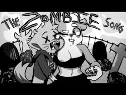 anthro areolae_slip black_and_white edit katzun