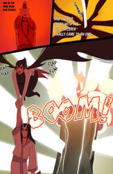 aku ashi_(samurai_jack) comic flying male razter samurai_jack samurai_jack_(character) wings