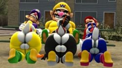 black yoshi from mario (series) by logdoesrenders