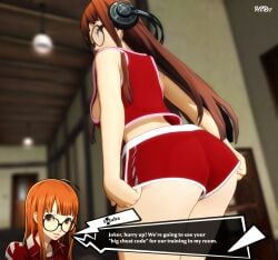 sakura futaba from persona by htr18